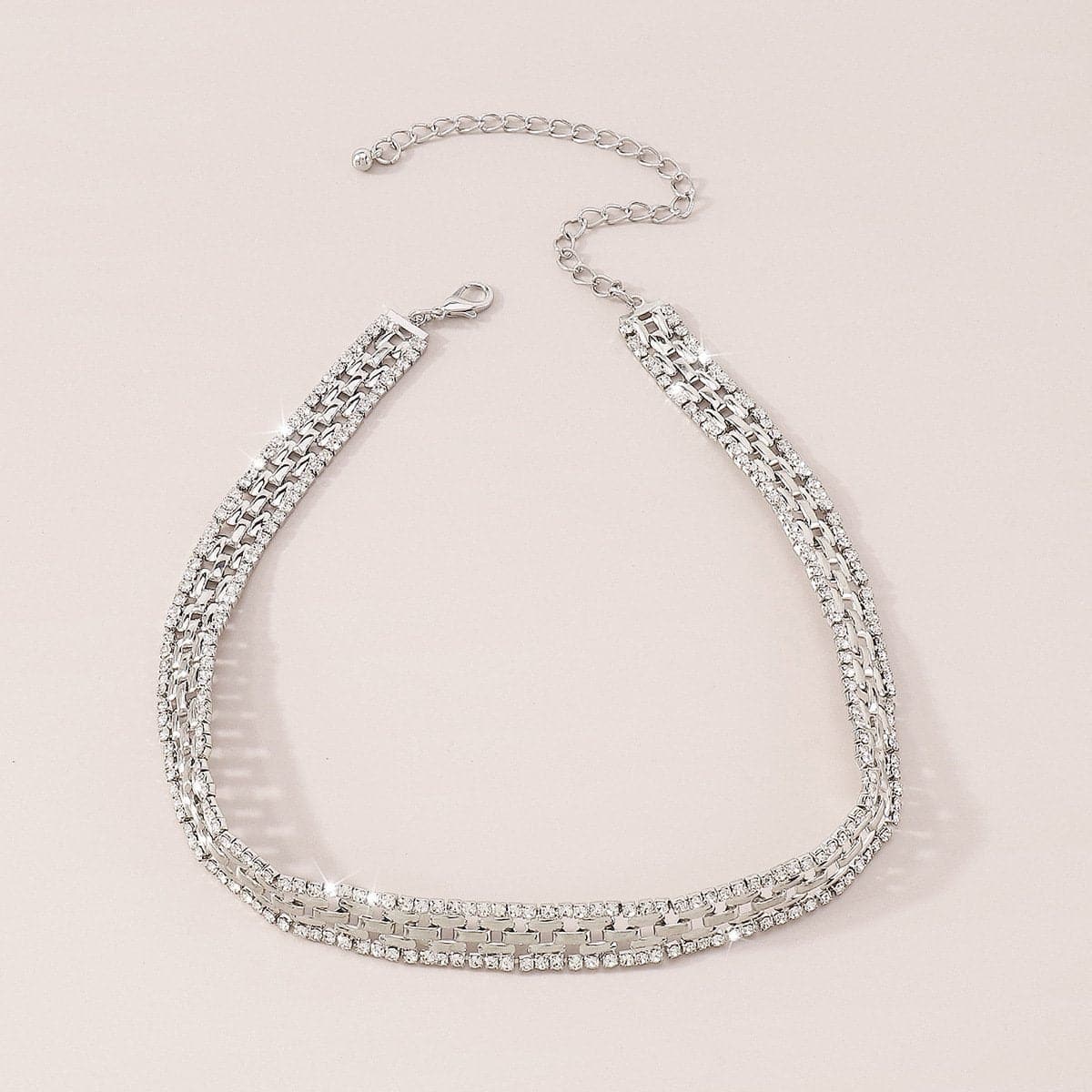 Rhinestone Choker Necklace