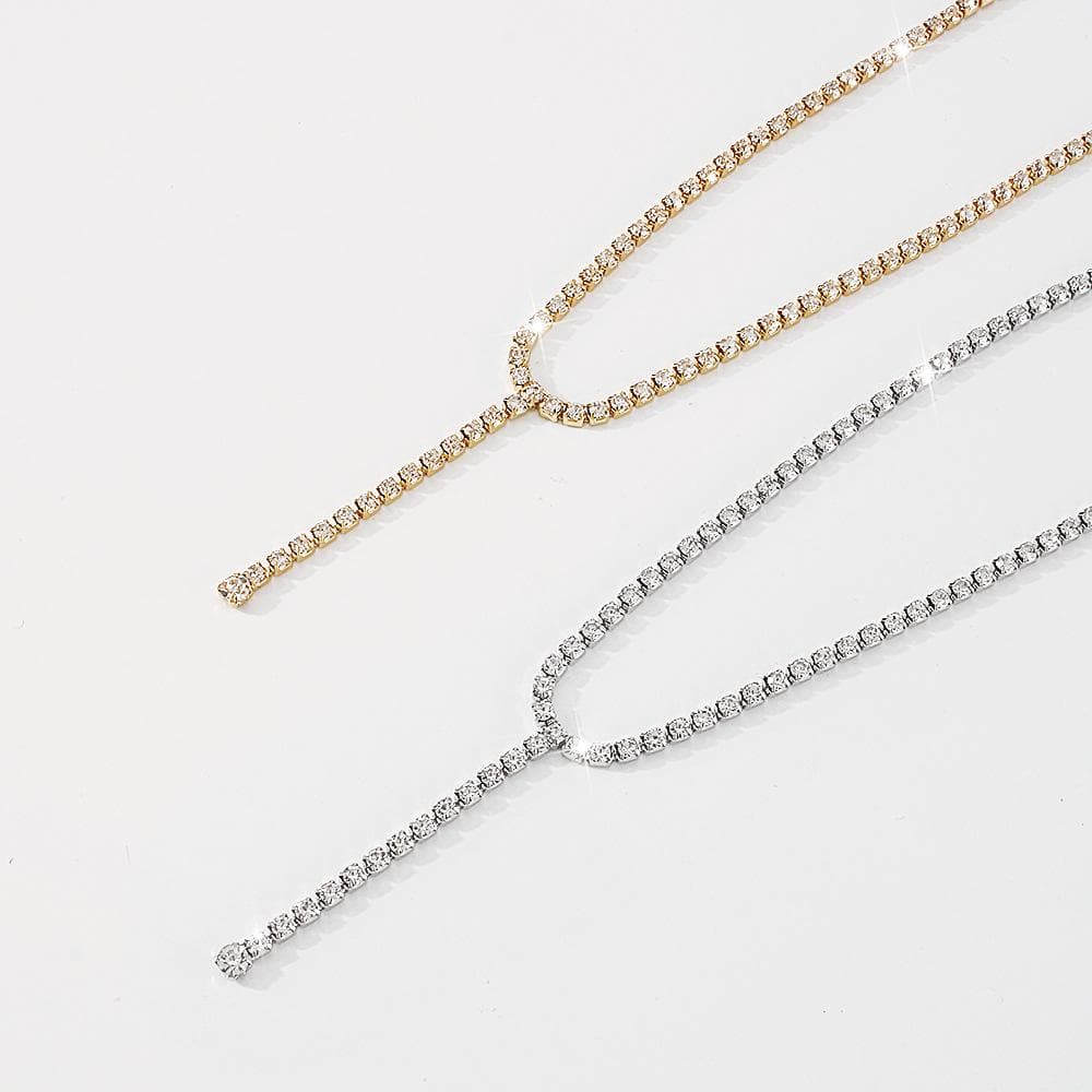 Rhinestone Choker Necklace