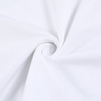 Solid one shoulder flower applique ribbon crop top