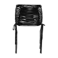 Ruched drawstring hollow out metallic self tie solid mini skirt - Final Sale
