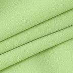 Hollow out solid gloves pleated long sleeve mini skirt set - Final Sale