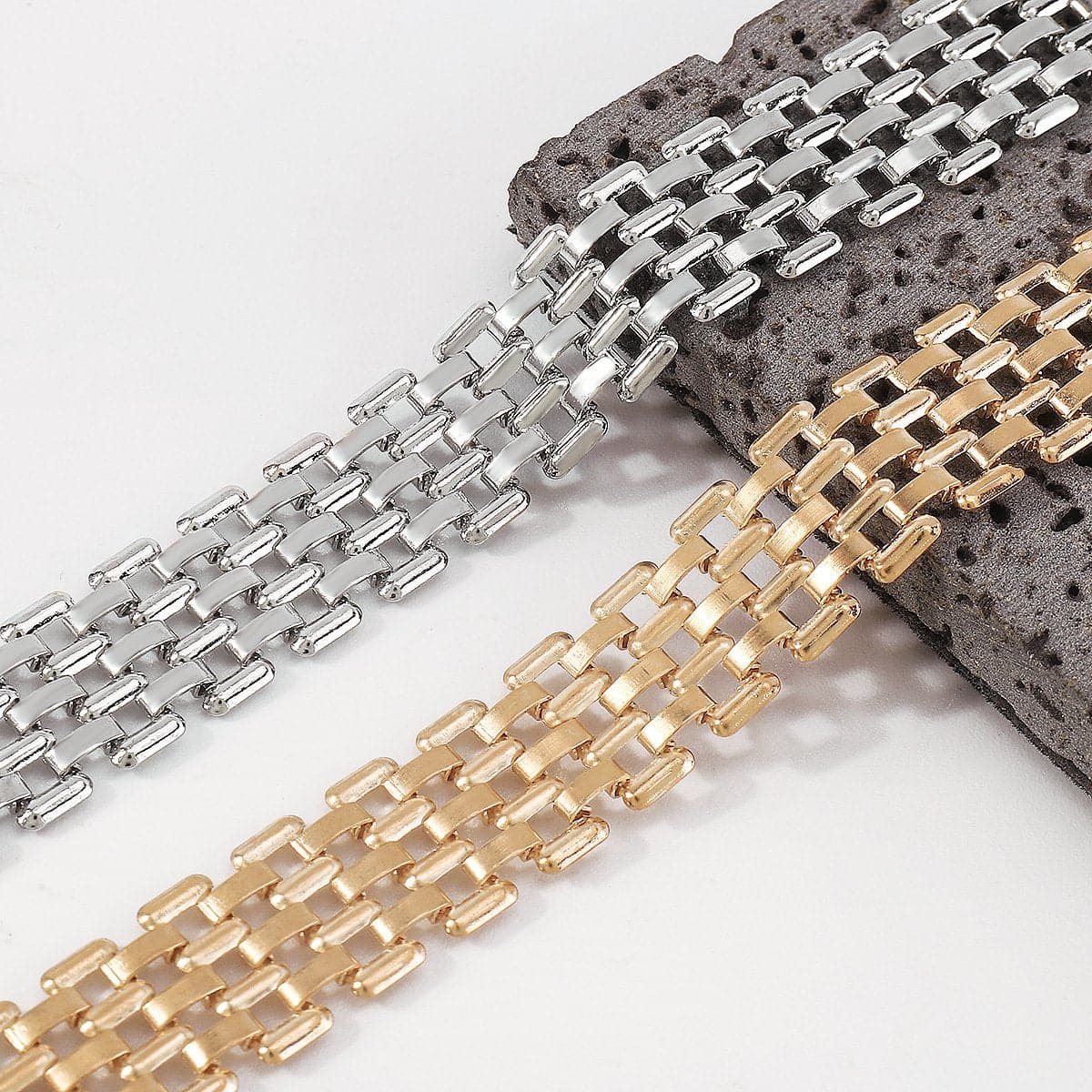 Layered Solid Choker Necklace