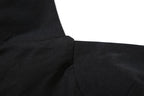 Top a corsetto con scollo a V senza schienale e applicazioni floreali 