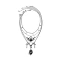 Heart Pendant Chain 5 Pcs Necklace