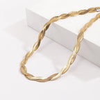 Snake Weave Choker Necklace