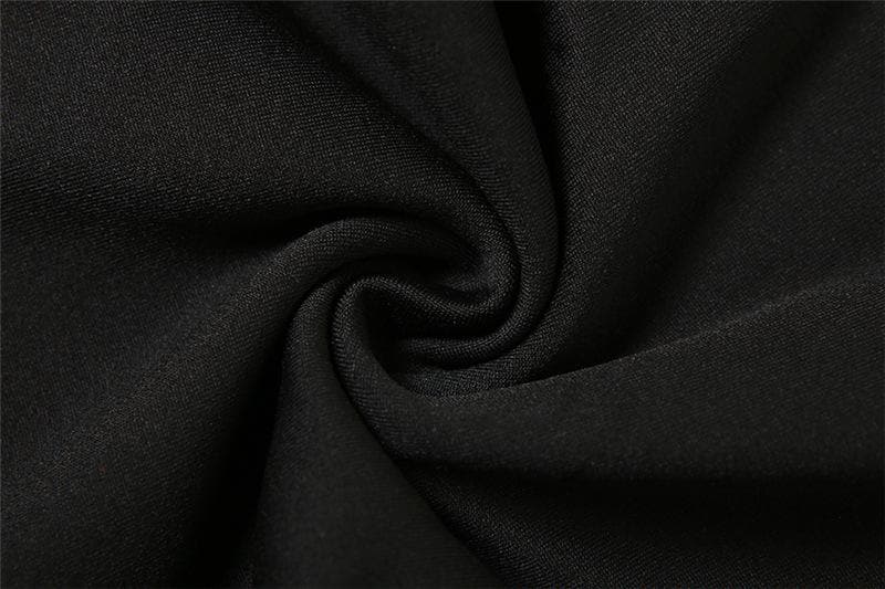 Einfarbiger Jumpsuit mit überkreuzten Ärmeln und ausgehöhlten Schultern und O-Ring 