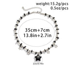 Star Stone Beaded Choker Necklace