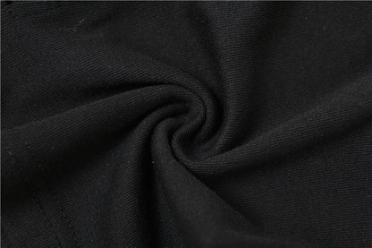 Hollow out solid gloves irregular backless tube crop top