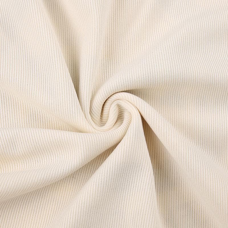 Top corto arricciato con scollo rotondo senza maniche e stampa a contrasto 