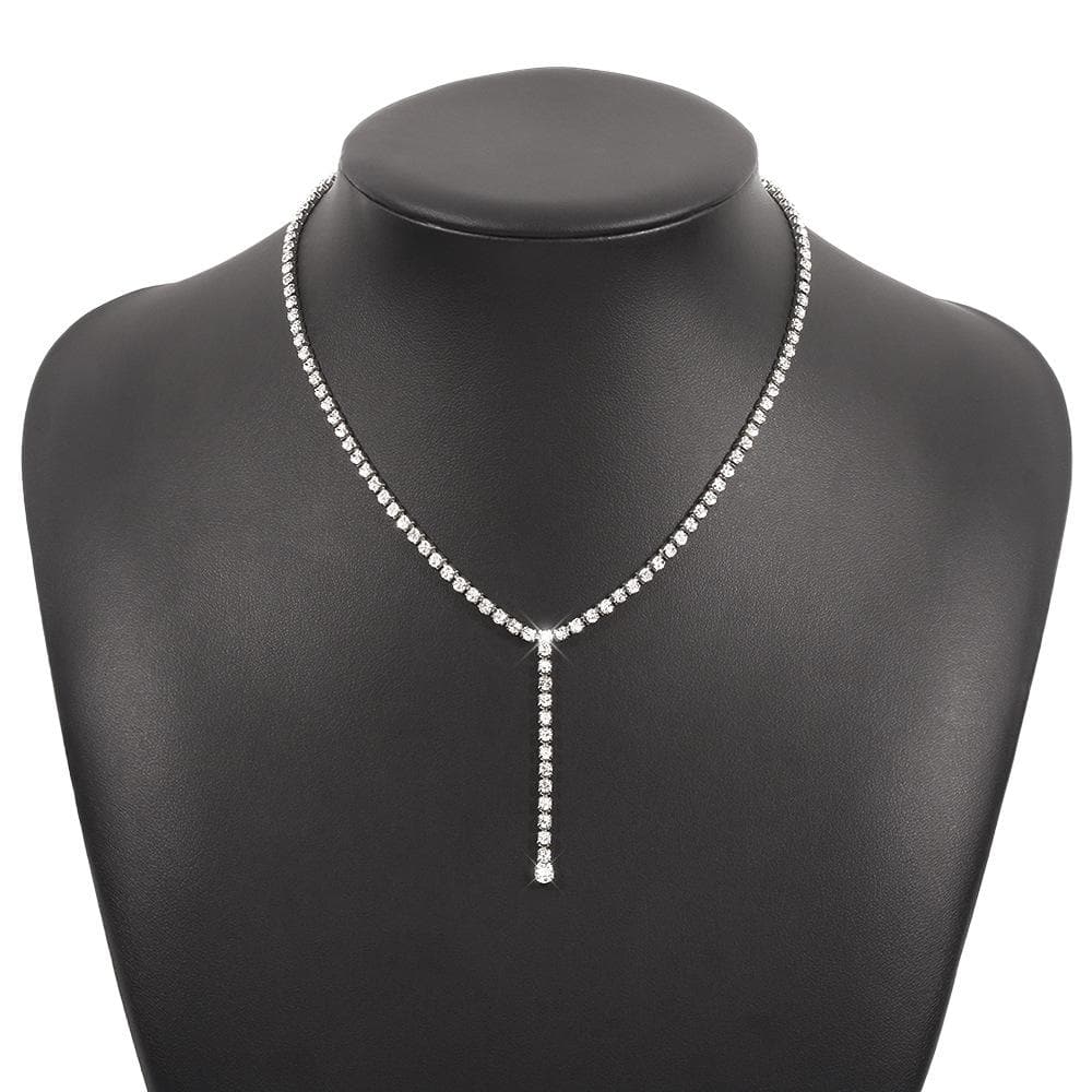 Rhinestone Choker Necklace