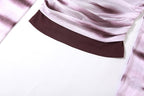 Top a maniche lunghe con volant e spalle scoperte in rete tie-dye arricciato 