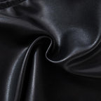 Solid PU leather cap sleeve button corset low cut top