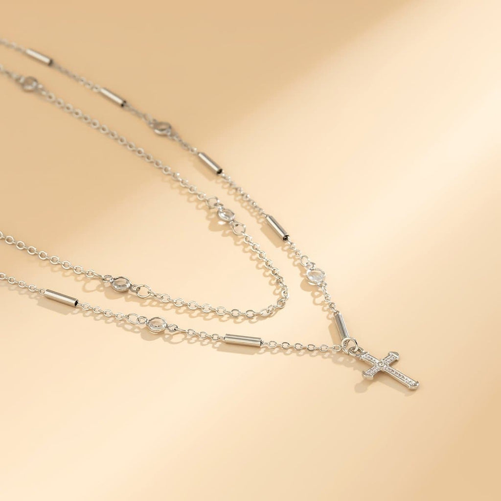 Kreuzanhänger 2 Stück Taillenkette 