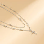 Kreuzanhänger 2 Stück Taillenkette 