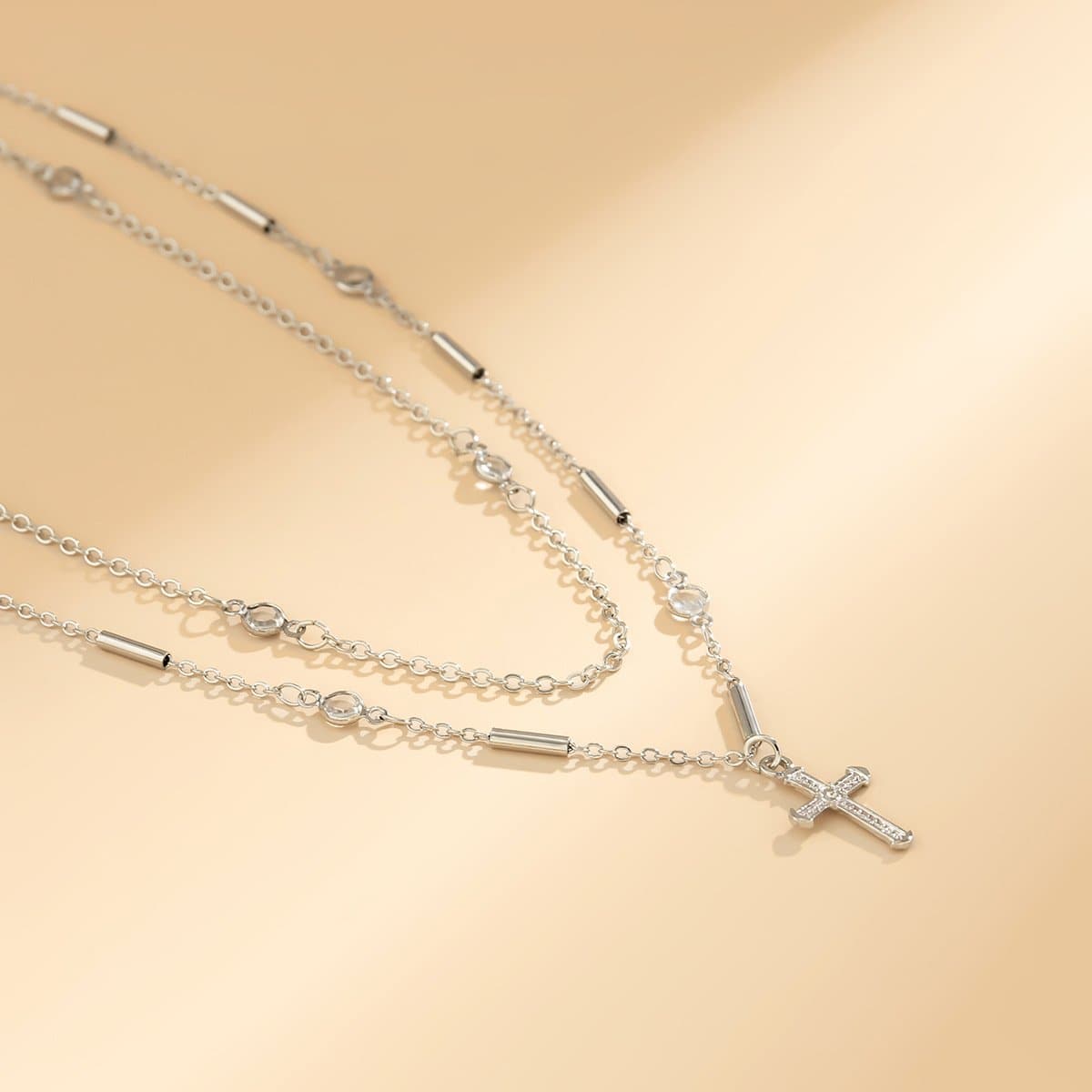Kreuzanhänger 2 Stück Taillenkette 