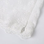 Textured lace hem bowknot zip-up cap sleeve solid top