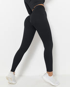 Lior Nahtlose Scrunch-Leggings - Schwarz