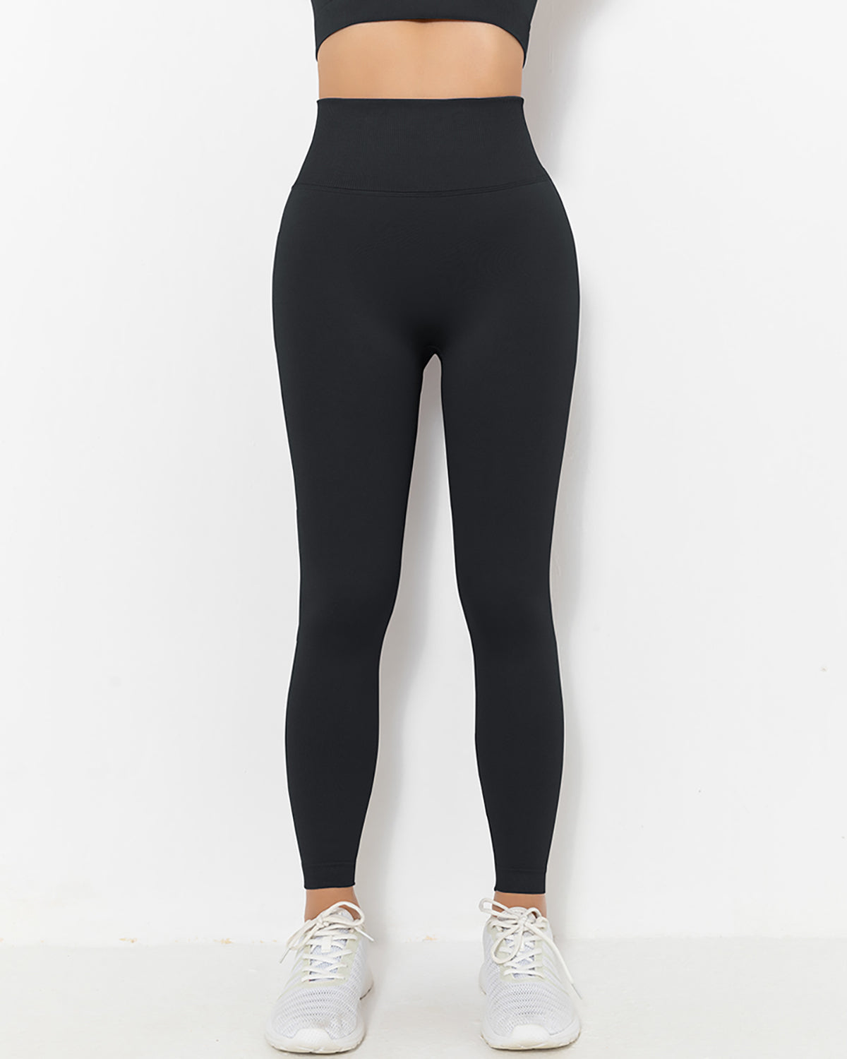 Lior Nahtlose Scrunch-Leggings - Schwarz