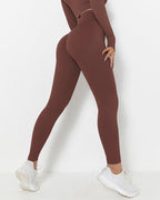 Leggings senza cuciture Lior - Marrone