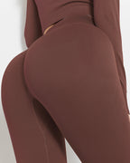 Leggings senza cuciture Lior - Marrone