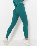 Lior Seamless Scrunch Leggings - Teal