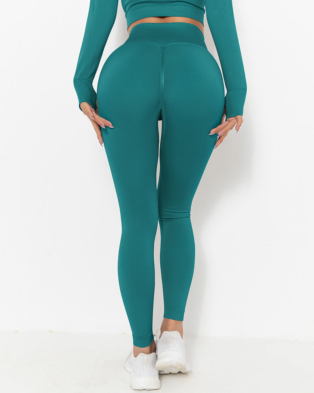 Lior Seamless Scrunch Leggings - Teal