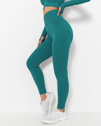 Lior Seamless Scrunch Leggings - Teal
