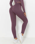 Lior Nahtlose Scrunch Leggings - Lila