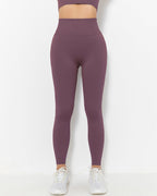 Lior Nahtlose Scrunch Leggings - Lila