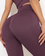 Lior Nahtlose Scrunch Leggings - Lila