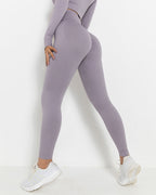 Lior Nahtlose Scrunch Leggings - Hellviolett