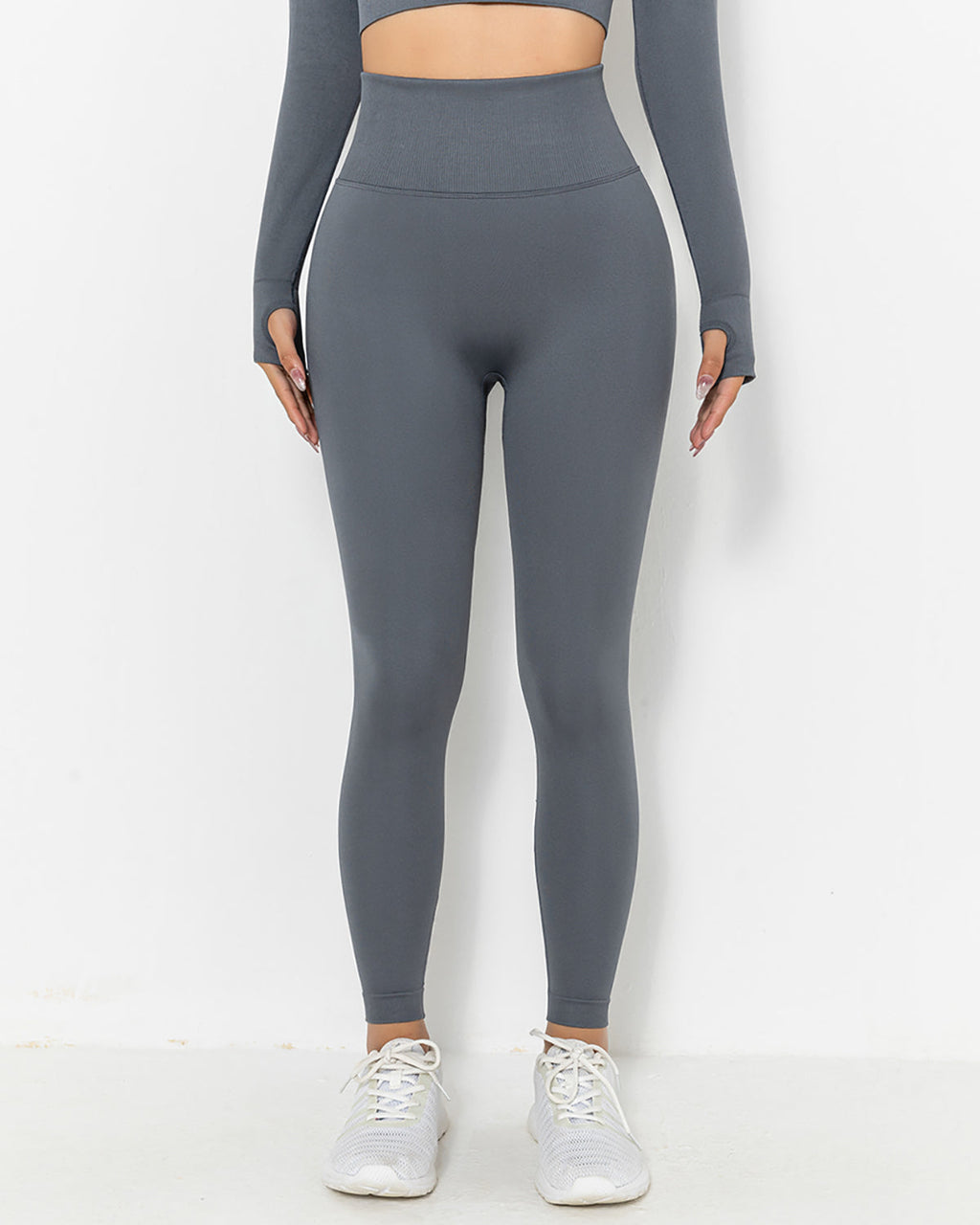 Lior Nahtlose Scrunch Leggings - Dunkelgrau
