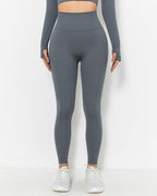 Lior Nahtlose Scrunch Leggings - Dunkelgrau