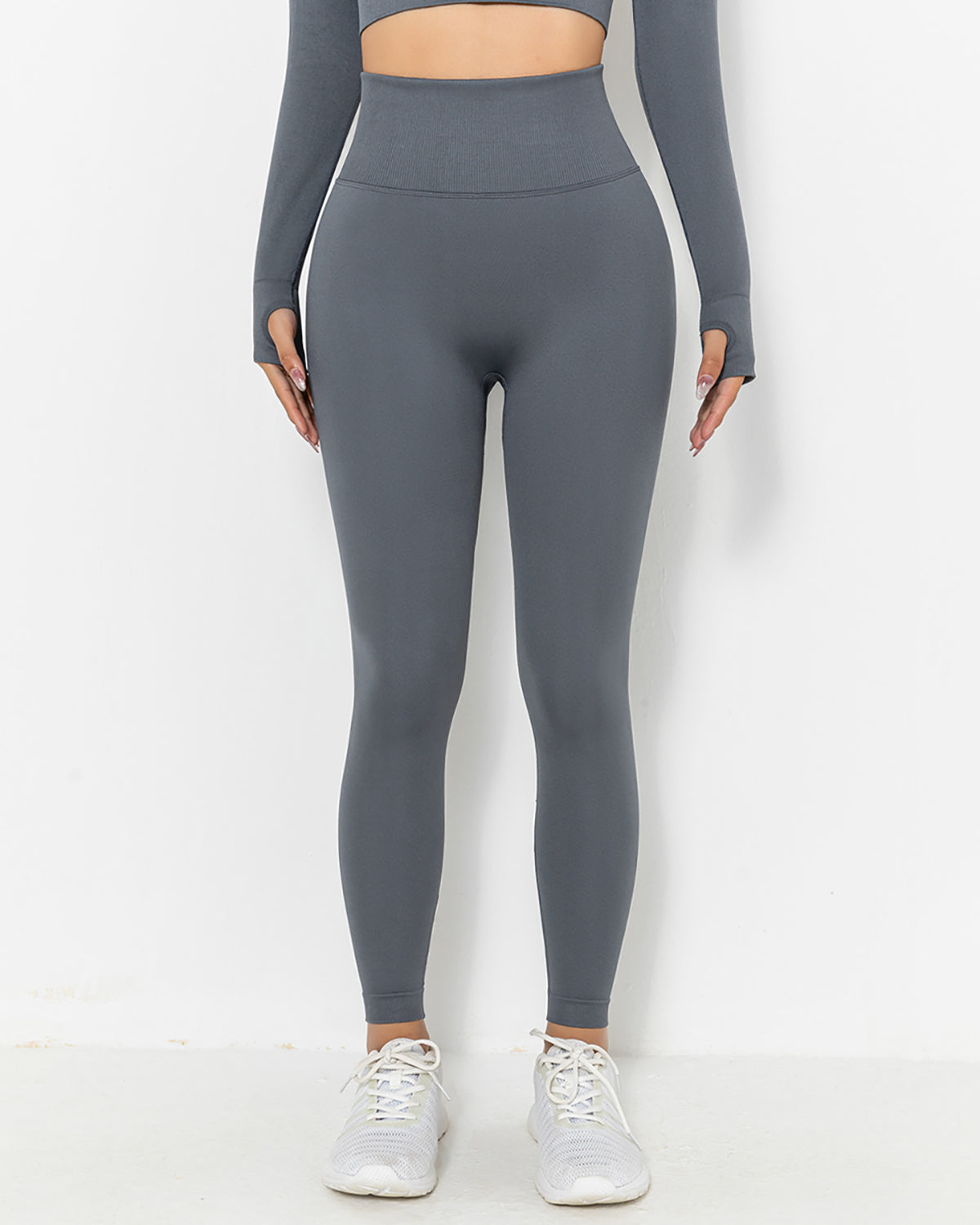 Lior Nahtlose Scrunch Leggings - Dunkelgrau
