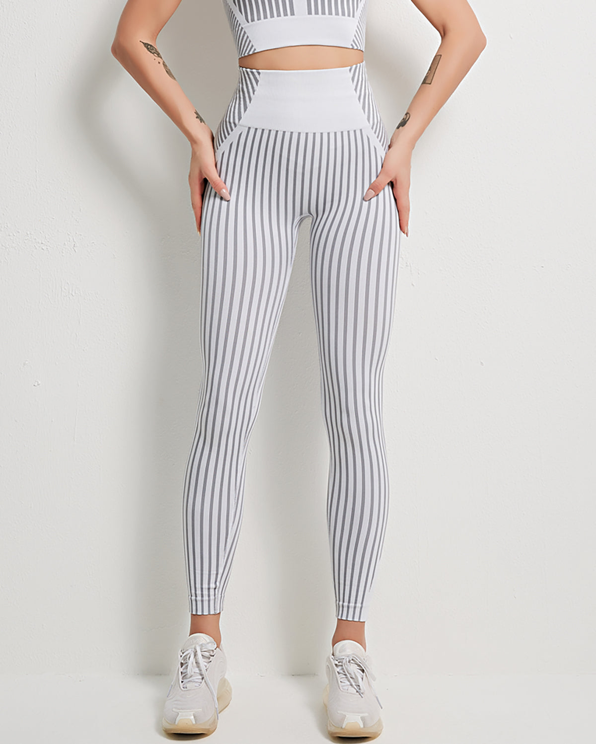 Leggings senza cuciture Morgen - Grigio