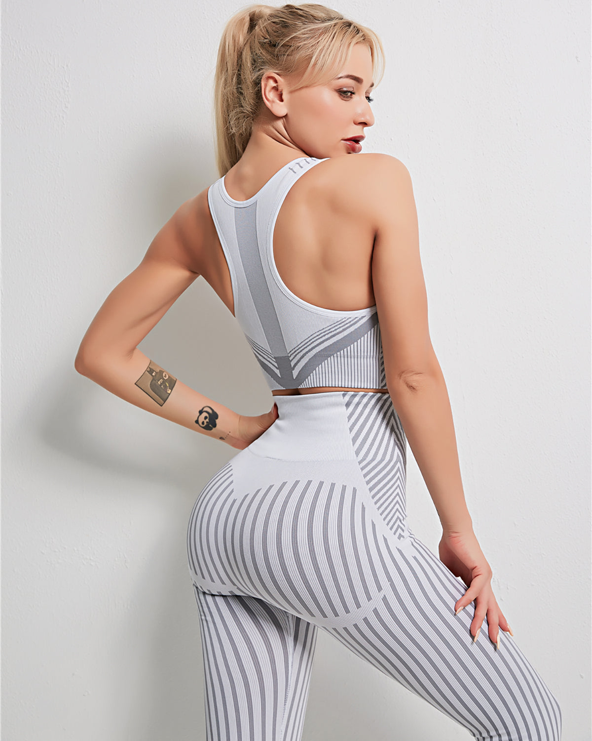 Leggings senza cuciture Morgen - Grigio