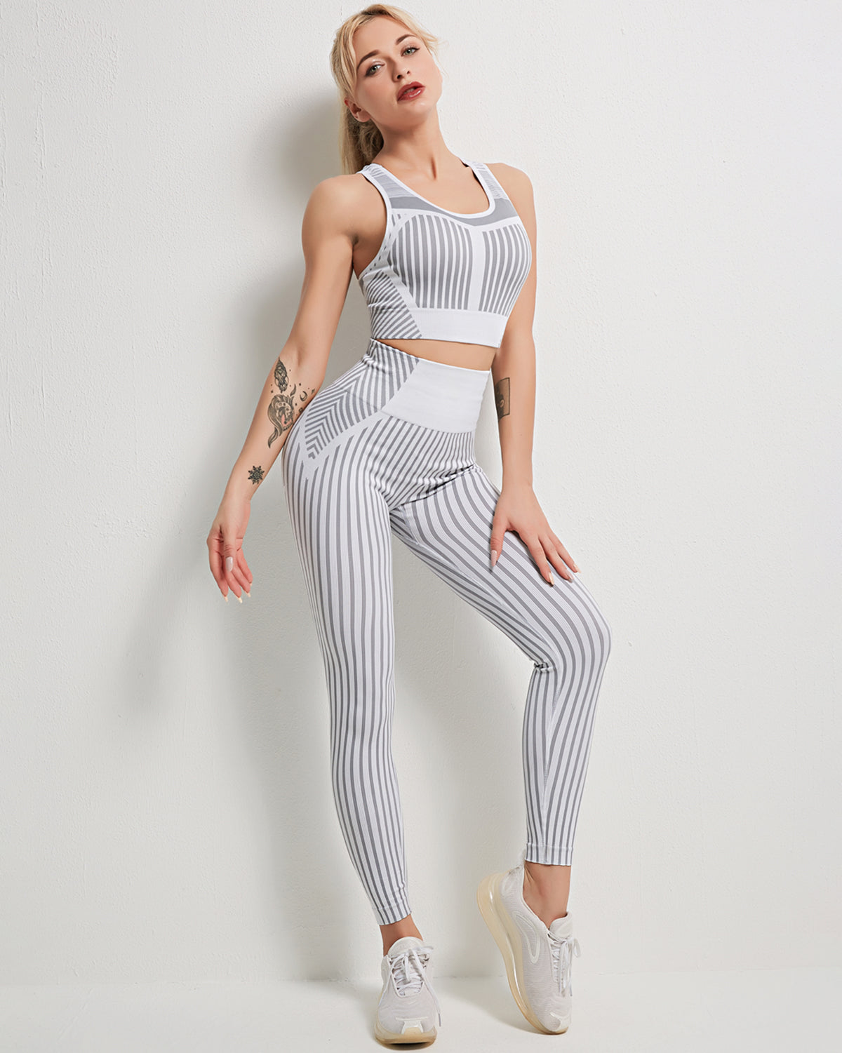 Leggings senza cuciture Morgen - Grigio