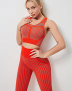 Morgen Seamless Leggings - Rot