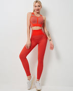 Morgen Seamless Leggings - Rot