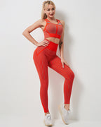 Morgen Seamless Leggings - Rot