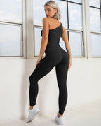 Naomi Nahtlose Leggings - Schwarz