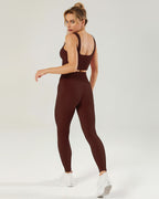 Nieve gerippte nahtlose Leggings - Buccaneer