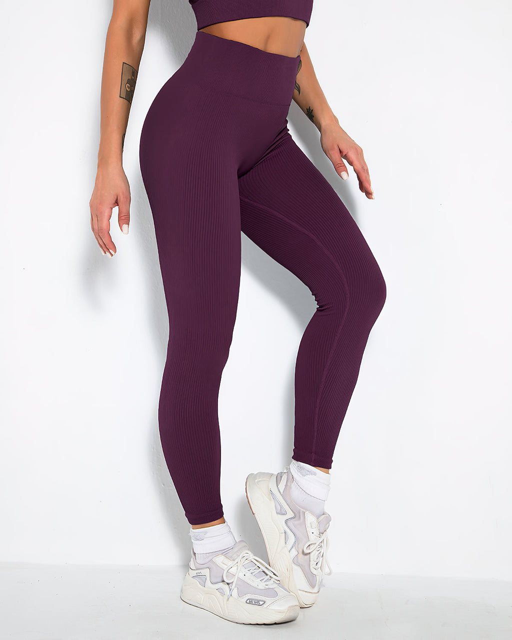 Nieve gerippte nahtlose Leggings - Finn