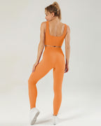Nieve gerippte nahtlose Leggings - Jaffa
