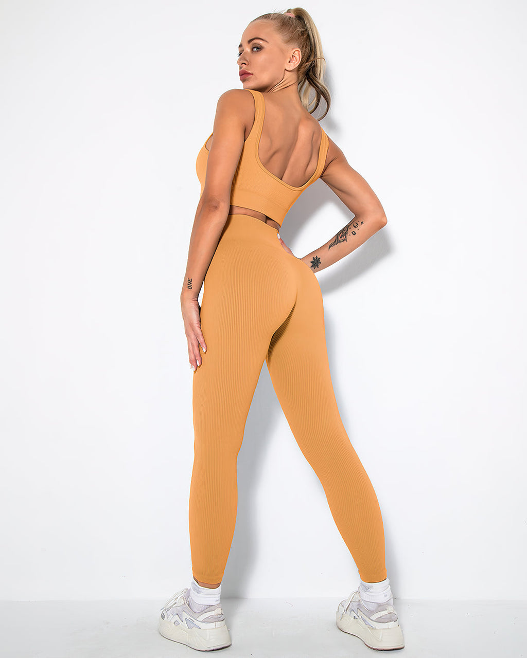 Nahtlose gerippte Leggings Nieve - Porche