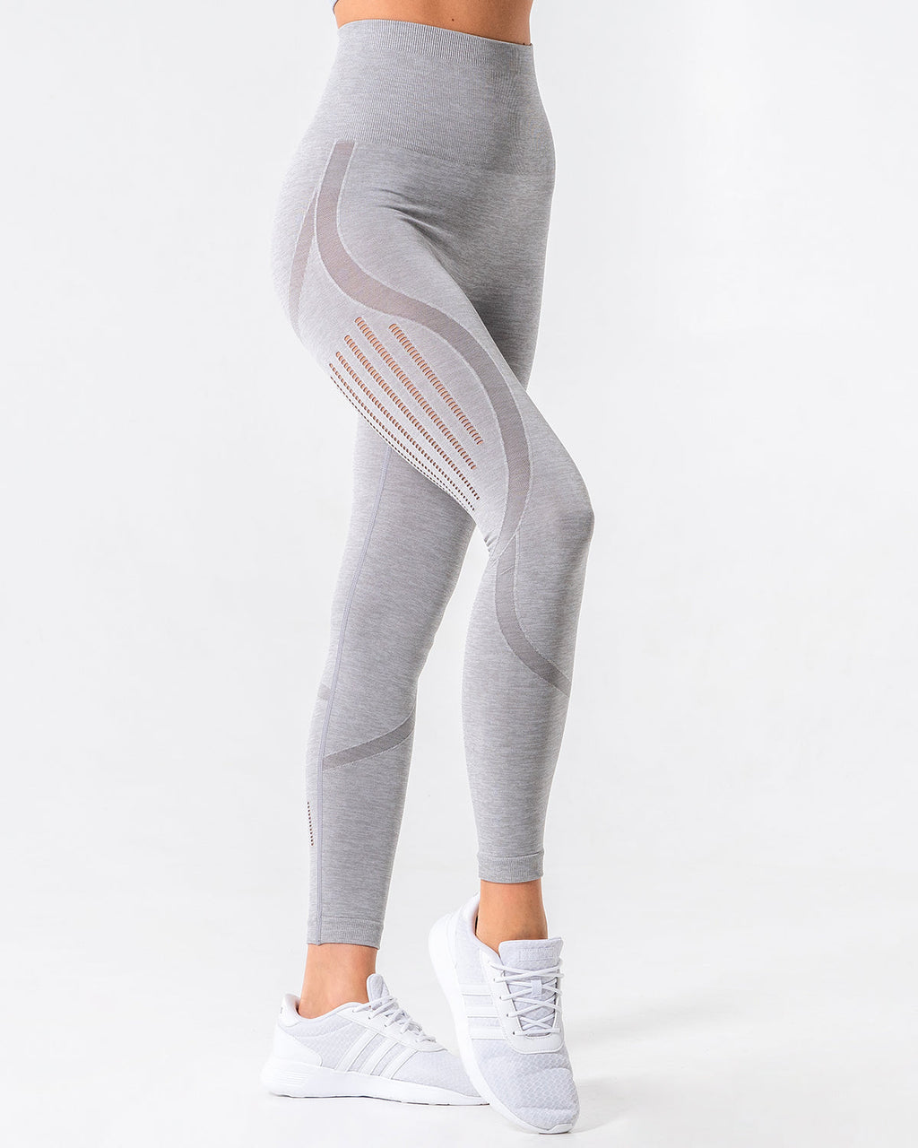 Nina Luxe Hollow Leggings - Grau
