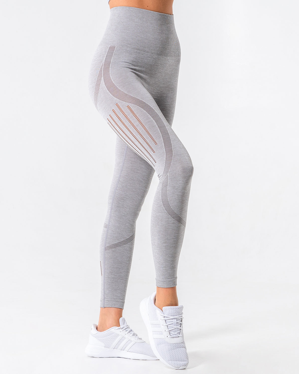 Nina Luxe Hollow Leggings - Grau