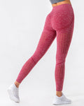 Leggings Nina Luxe Hollow - Rosso