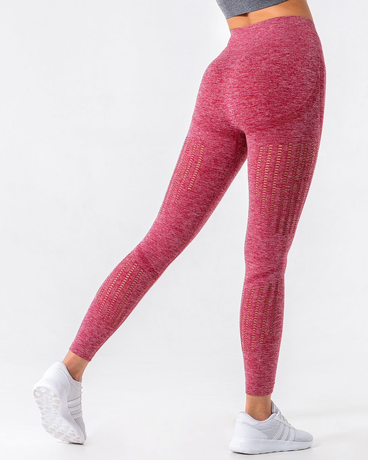 Leggings Nina Luxe Hollow - Rosso