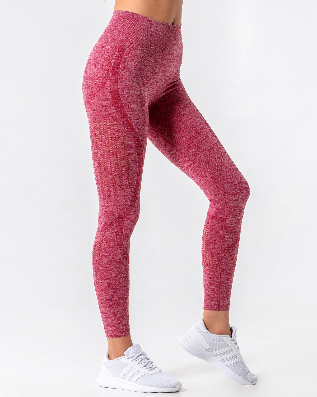 Leggings Nina Luxe Hollow - Rosso